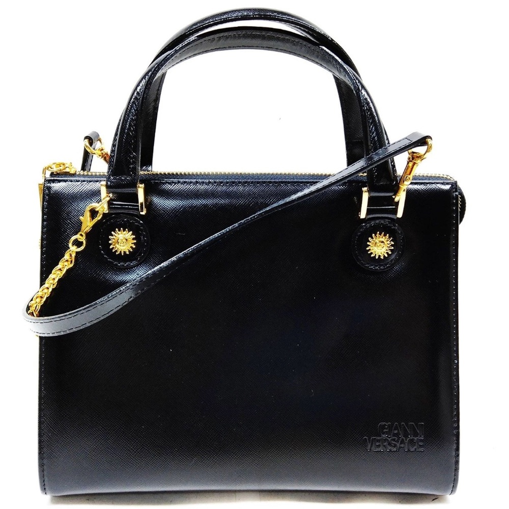 Gianni Versace Black 2-way Bag